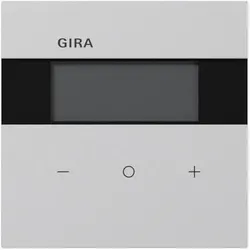 GIRA Raumtemperaturregler Unterputz KNX grau matt 200576 Basis+zentr Abdeckpl