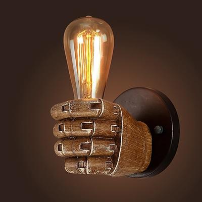 Lightinthebox antike Kunstharz-Faust-Wandleuchte, europäische Bar, Restaurant, Café, dekorative Wandleuchte, linke Hand, rechte Hand, Wandleuchte, Weihnachtsdekoration, AC110 V, AC220 V