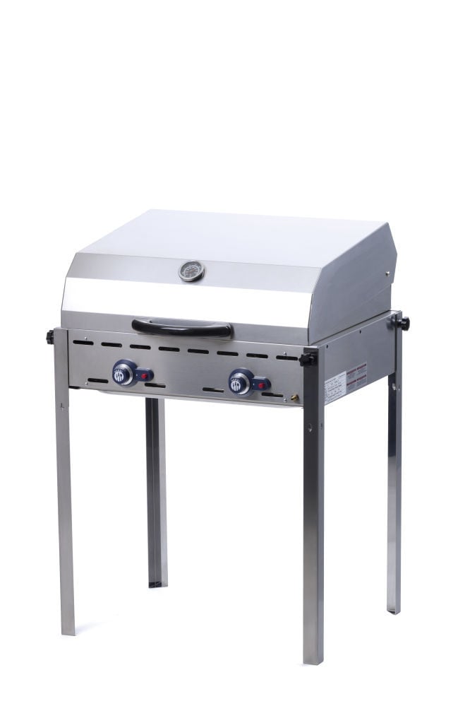 Hendi Green Fire Grill systeem met 2 gasbranders