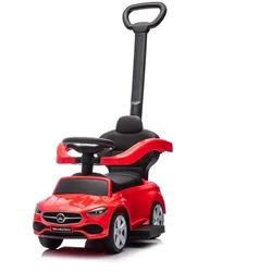 Chipolino Rutschauto Mercedes Benz C-Klasse Stauraum Fußstütze Schiebegriff Hupe rot