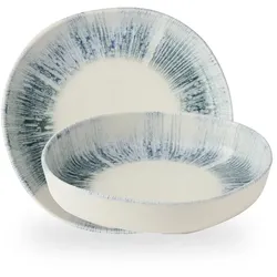 Churchill1795 Churchill Lyra Blue Organic Walled Bowl Schale 23 cm