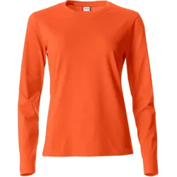 CLIQUE Basic Langarmshirt Damen 18 - orange S