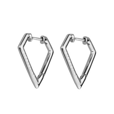 Paar Creolen LIEBESKIND BERLIN "LJ-0046-E-22", silber (silberfarben), Ohrringe, Damen, Edelstahl