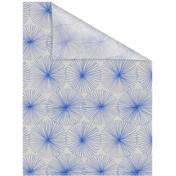 Lichtblick Fensterfolie selbstklebend, Sichtschutz, Flower wheel - Blau