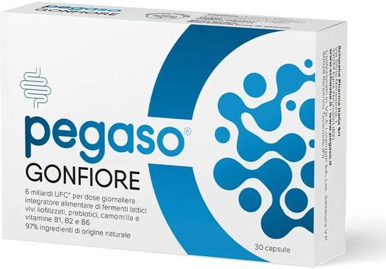 Pegaso Gonfiore Integratore Fermenti Lattici 30 Capsule