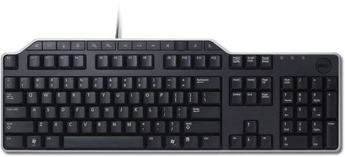Dell KB522 USB Tastatur Deutsch, QWERTZ Schwarz USB-Anschluss, Spritzwassergeschützt