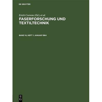 Januar 1964, Gebundene Ausgabe von , De Gruyter, 978-3-11-248905-5