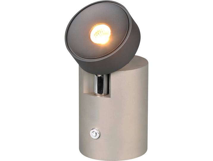 Tischlampe Ronnie nickel Metall H 11 cm 300 lm - LED - Lichtfarbe: Extra warmweiss - LED Energiesparlampen