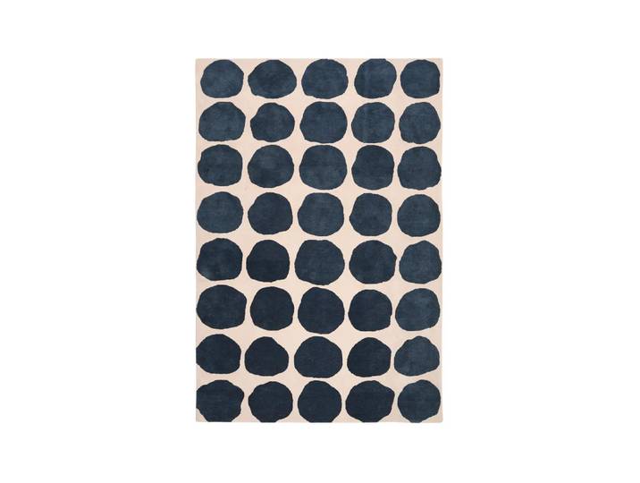 Chhatwal & Jonsson Big Dots Teppich Light khaki/blue melange, 230 x 320cm