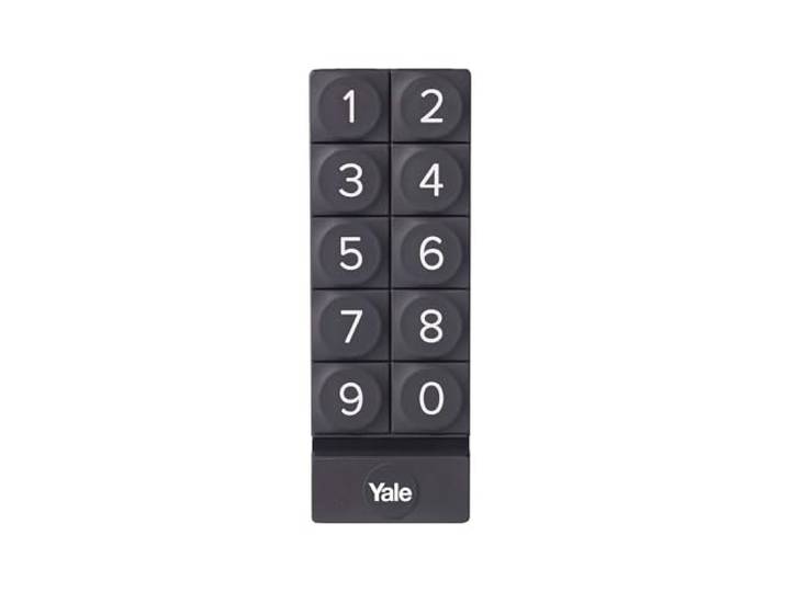 Yale 05/301000/BL- CLAVIER CONNECTÉ - NOIR - Clavier à code compatible avec Linus et sans clés
