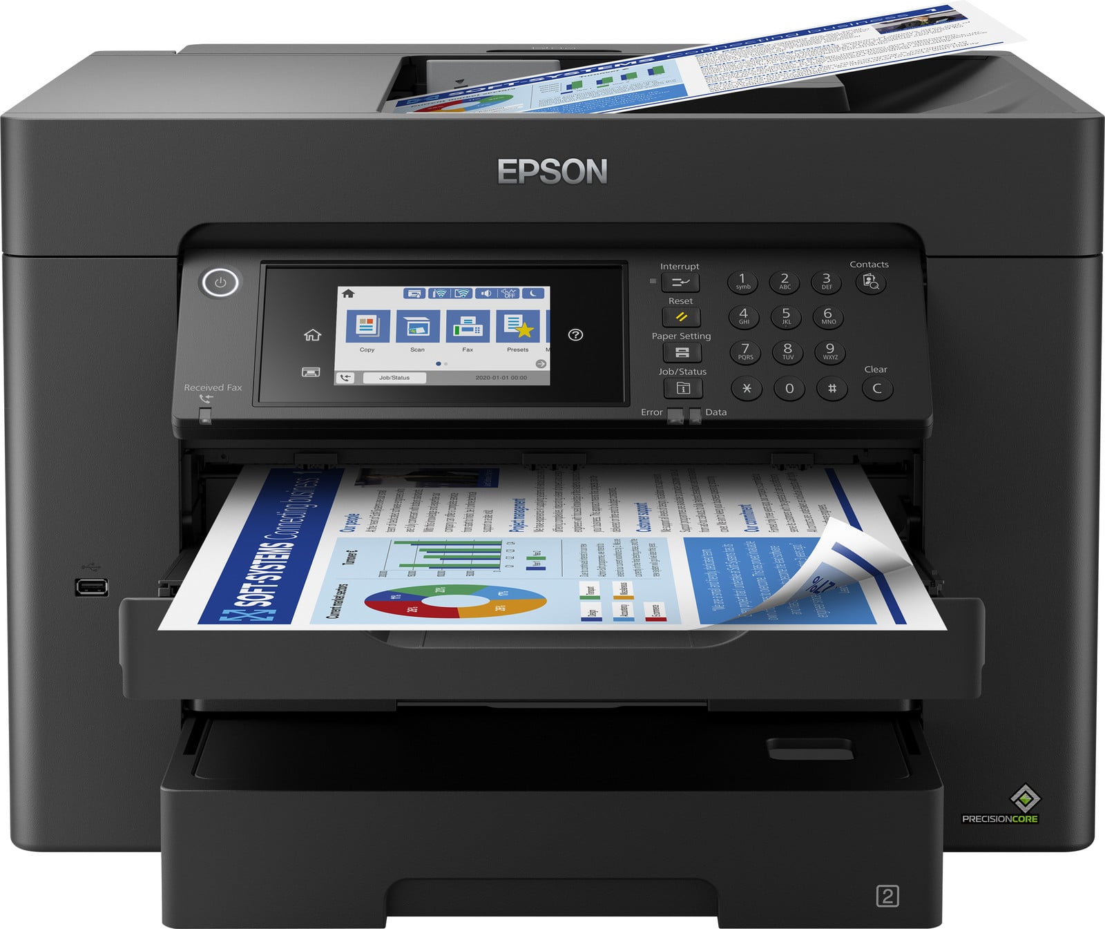 Epson WorkForce Pro WF-7840DTWF Tintenstrahldrucker C11CH67402