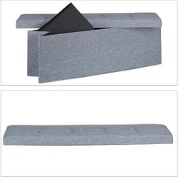 Relaxdays, Sitzbank, Faltbare Sitzbank (114 cm)