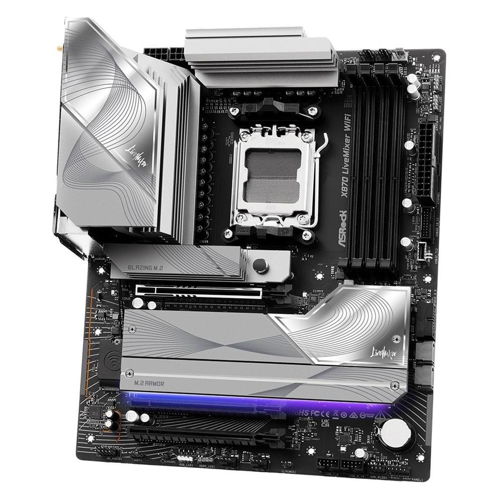 AsRock Mainboard X870 LiveMixer WiFi (AM5, AMD X870, ATX) (90-MXBTA0-A0UAYZ)