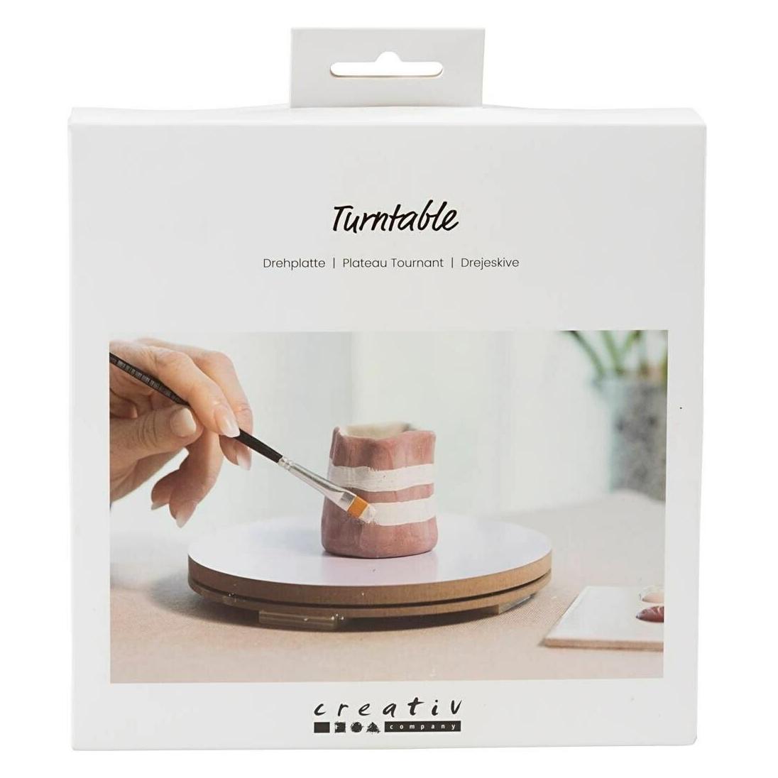 Creativ Company Spinning Wheel - H: 2,5 cm - dia. 17 cm (10299) (10299)