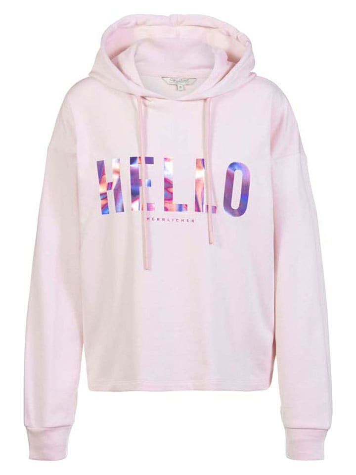 Herrlicher Hoodie in Rosa - L