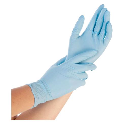 Hygonorm Nitril-Handschuh SAFE FIT, M, blau, puderfrei (M) (26158)