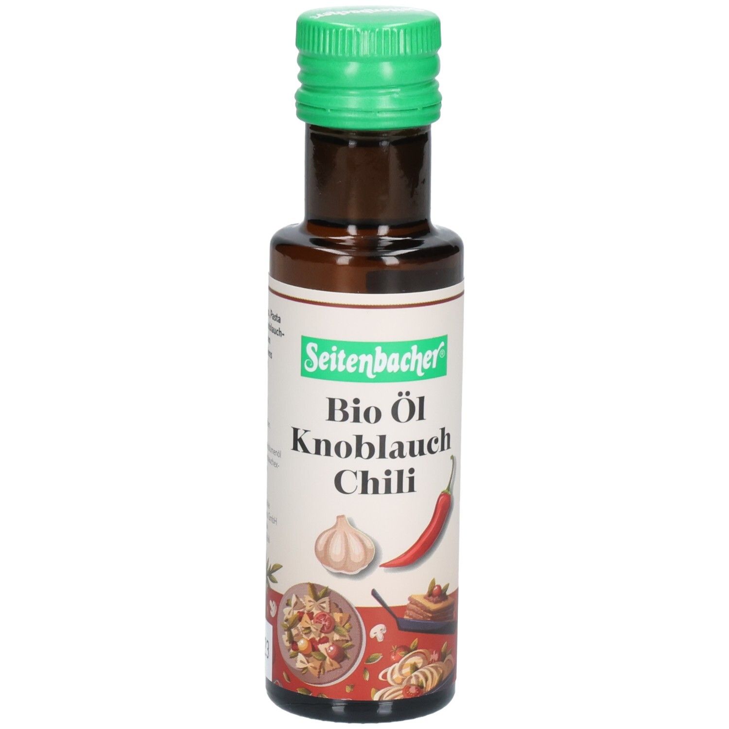 Seitenbacher Bio-Öl Knoblauch-Chilli 100 ml Öl