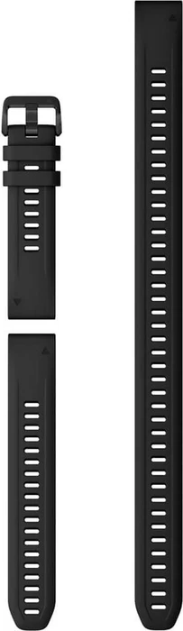 Garmin Silicone QuickFit 20 - Schwarz (+ extra lang)