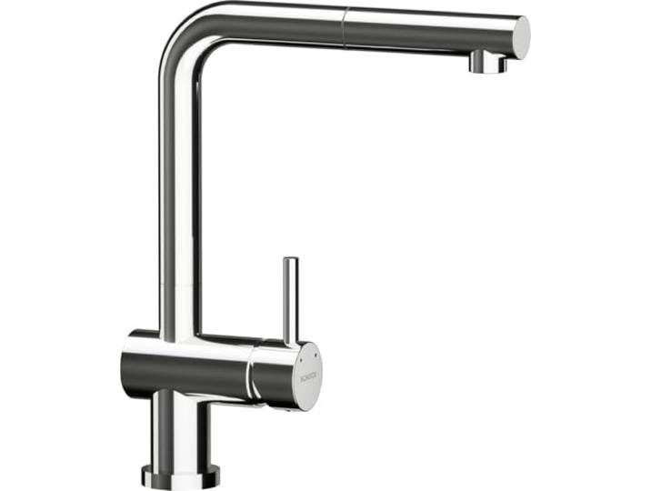 Schock Küchenarmatur EPOS W - Niederdruck Vorfensterarmatur mit ausziehbarem Auslauf und Standard Norm-Anschlüssen