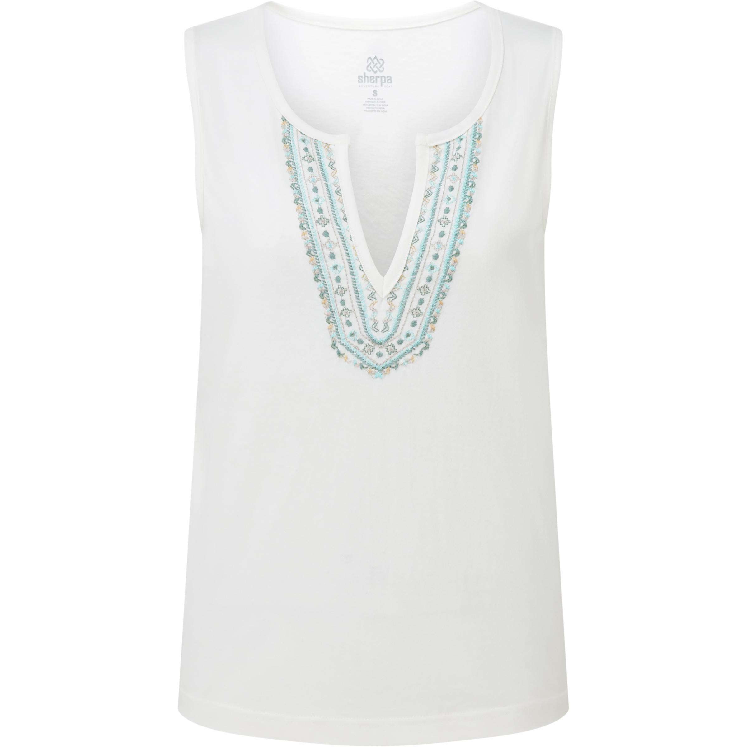 Sherpa Adventure Gear Kalindi Top Damen Tanktops weiss Größe S Lifestyle Hautfreundlich