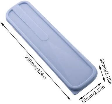 Uplifted Finds Portable Travel Cutlery Case And Multi Color Tableware Storage Box blue
