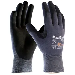 ATG Schnittschutzhandschuhe MaxiCut Ultra Gr. 6 Nitril blau/schwarz 44-3745