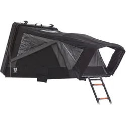 Vickywood Teak 135 Hybrid Dachzelt Ultraleichtes Aluminium Hartschalenzelt für 2 Personen