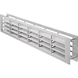 Exklusiv-Lüftung 440 x 77mm weißaluminium
