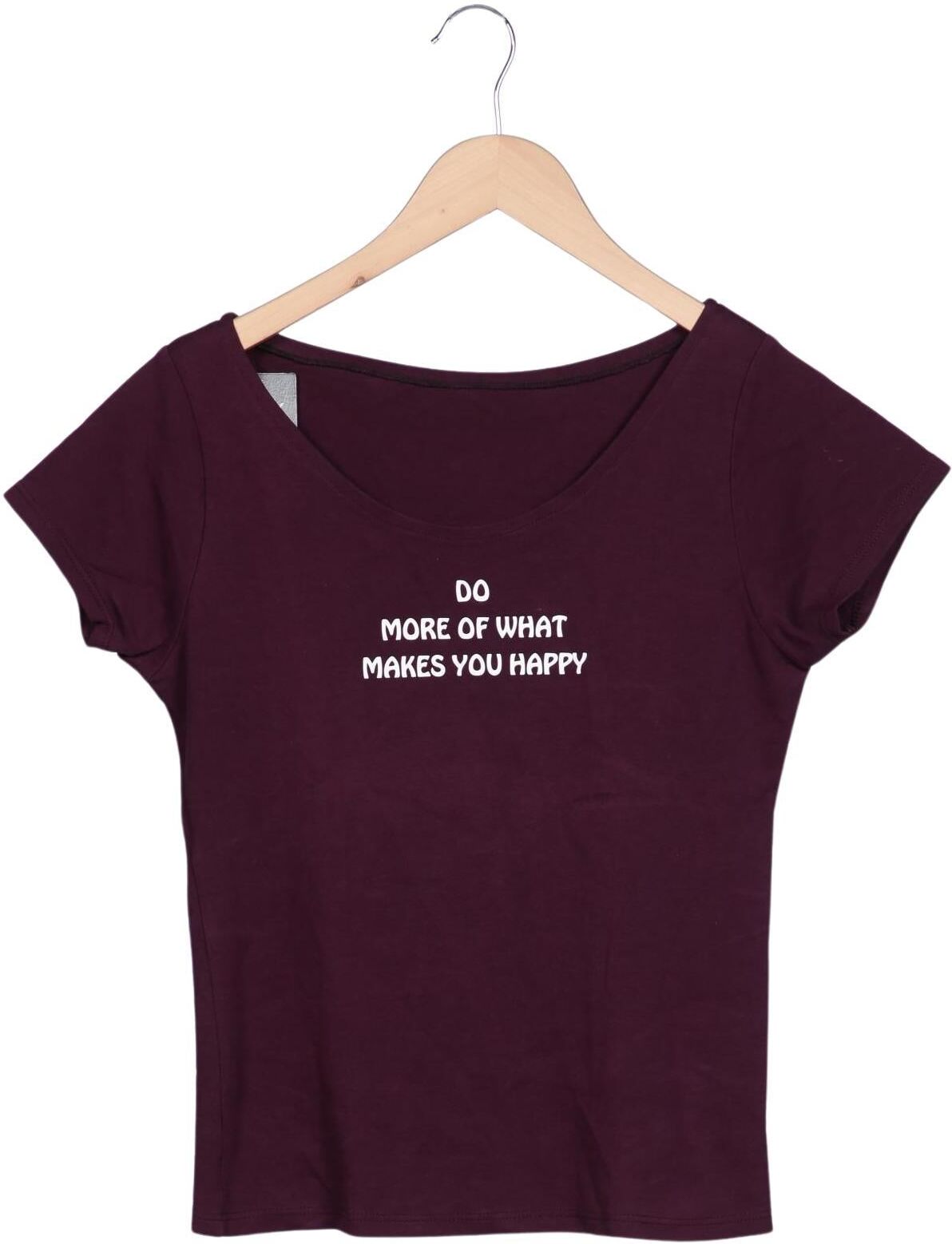 continental clothing Damen T-Shirt, Bordeaux, Gr. S, Baumwolle - Second Hand