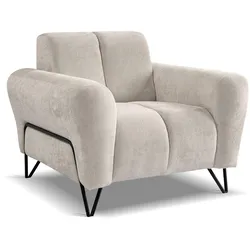 RELAXSESSEL Volare mit Metallbeinen Creme