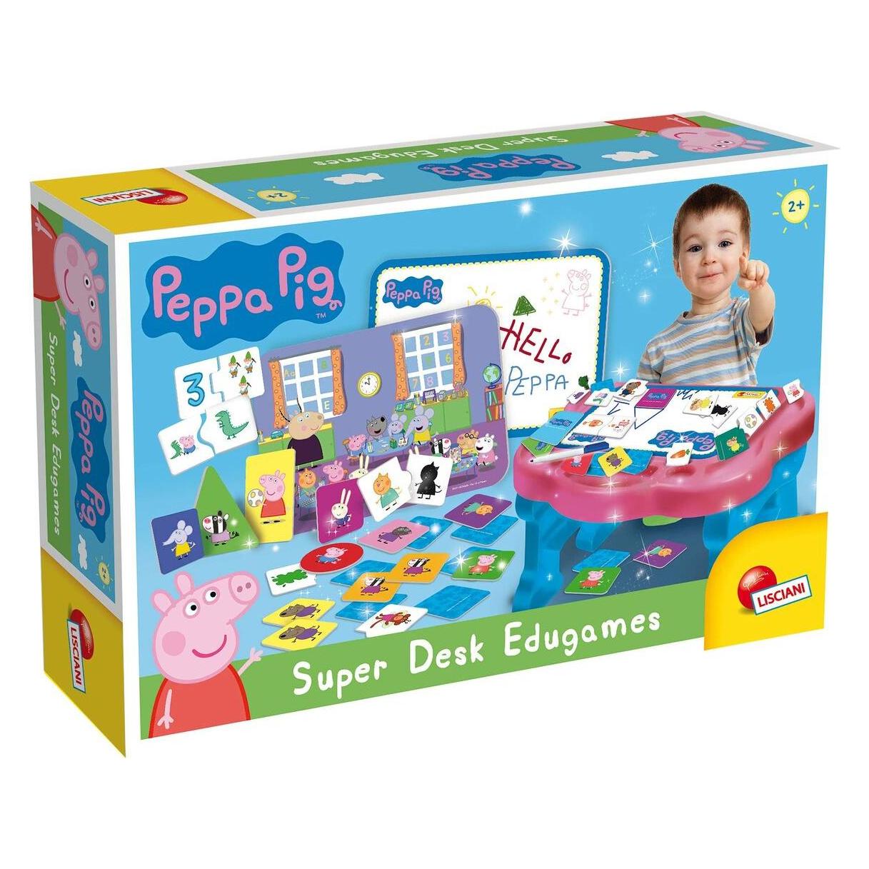 Lisciani 89208 Lerntisch Peppa Pig (Deutsch, Englisch, Französisch, Italienisch, Niederländisch, 2 - 15 Jahre) (89208)