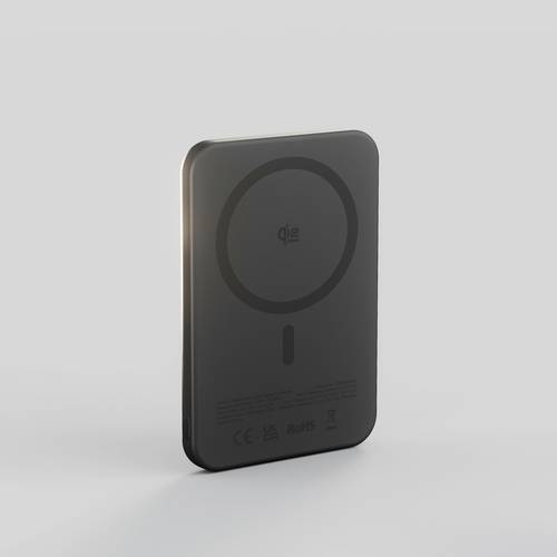 ZENS Semi Solid State Powerbank 10000mAh Powerbank 10000 mAh Qi 2.2 Schwarz