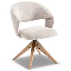 Stuhl Minsk Stoff Beige