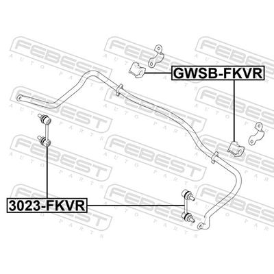 FEBEST Stange/Strebe, Stabilisator 3023-FKVR Hinterachse für CHANGAN GREAT WALL