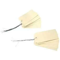 Apli agipa Gepäckanhänger, 80 x 38 mm, neutral, mit Draht