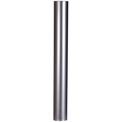 Ofenrohr FIREFIX, silber (silberfarben), B:12cm H:100cm L:12cm, Stahlblech, Rohre, feueraluminiert, 1000 mm lang