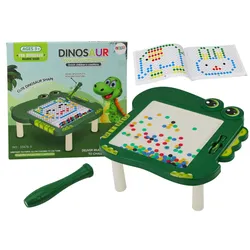 Dinosaurier-Pädagogik-Magnettafel, Tischunterlage, Puzzle, Grün