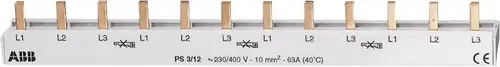 ABB 2CDL231001R1012 Phasenschiene PS 3/12 Phasenschiene 3polig 1 St.