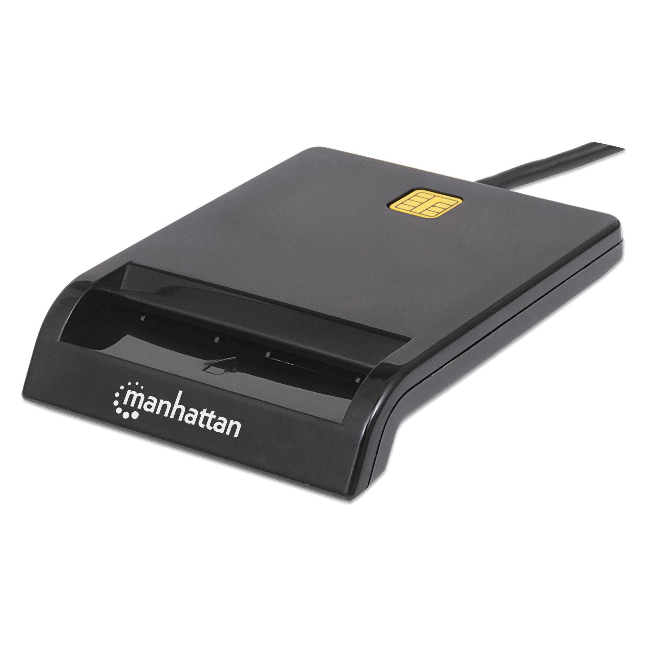 Manhattan USB-A-Stecker, Chipkartenleser, extern (USB 2.0) (102049)