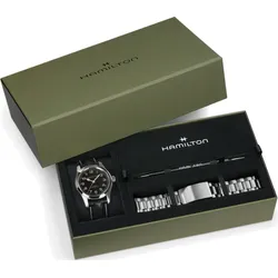 Hamilton Khaki Field Murph 42mm Armbandset H70605732 - schwarz - 42mm