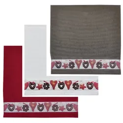 framsohn Geschirrtuch Frottier 'Lebkuchen' 50 x 50 cm (Farbe: Braun)