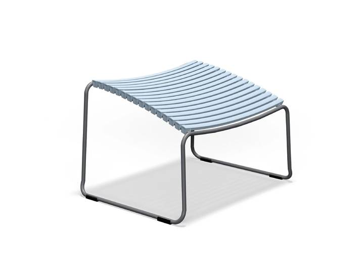 HOUE - CLICK Outdoor Fusshocker, dusty light blue