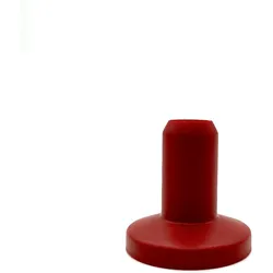 Rosette für Trennwandfuß Höhe 6 cm (bunt) dunkelrot