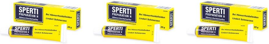 SPERTI Preparation H Hämorrhoidalsalbe 3x25g