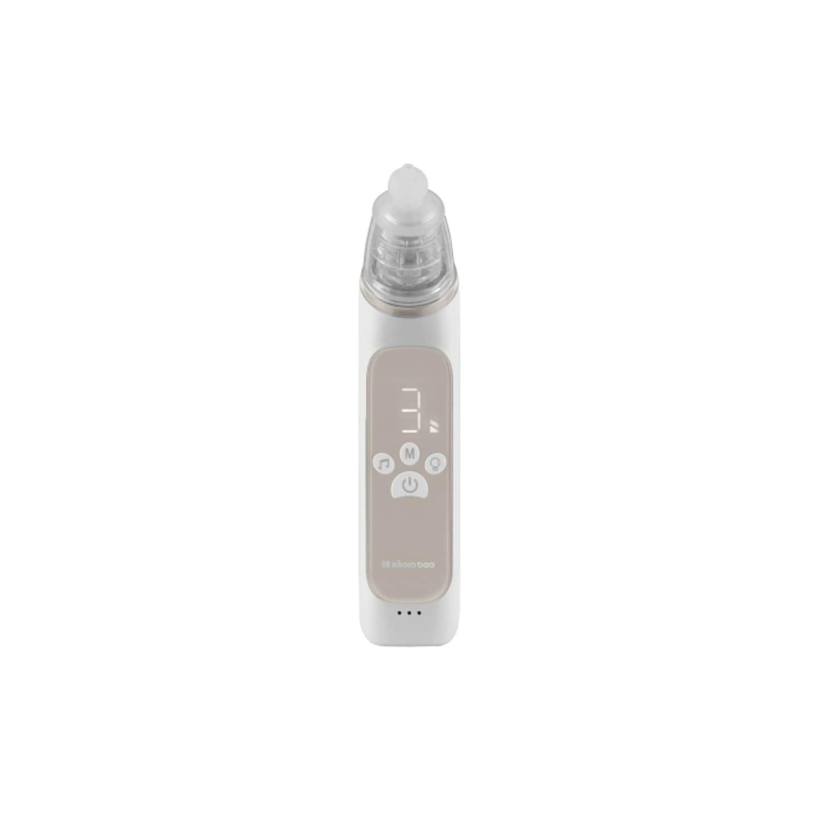Kikka boo elektrischer Nasensauger Mint 3 Saugstufen Silikonaufsätze Musik Licht beige