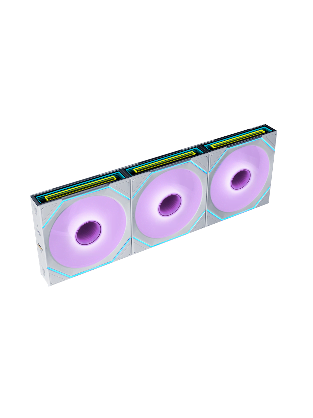 Lian Li UNI FAN SLINF FLEX 120 (3-pack) with controller - Gehäuselüfter - 120mm - Weiß mit RGB LED - 30 dBA