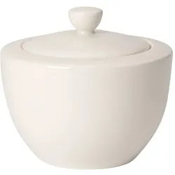Villeroy & Boch Zuckerdose For Me Porzellan Weiß