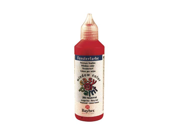 Rayher Window-Color Easy Paint Feuerrot 80 ml