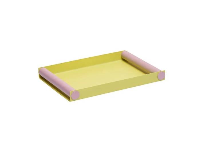 Design Letters Ray Plateau de service medium Jaune-lavande