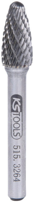 Fraises HM forme F, 10 mm ; KS Tools (515.3264)